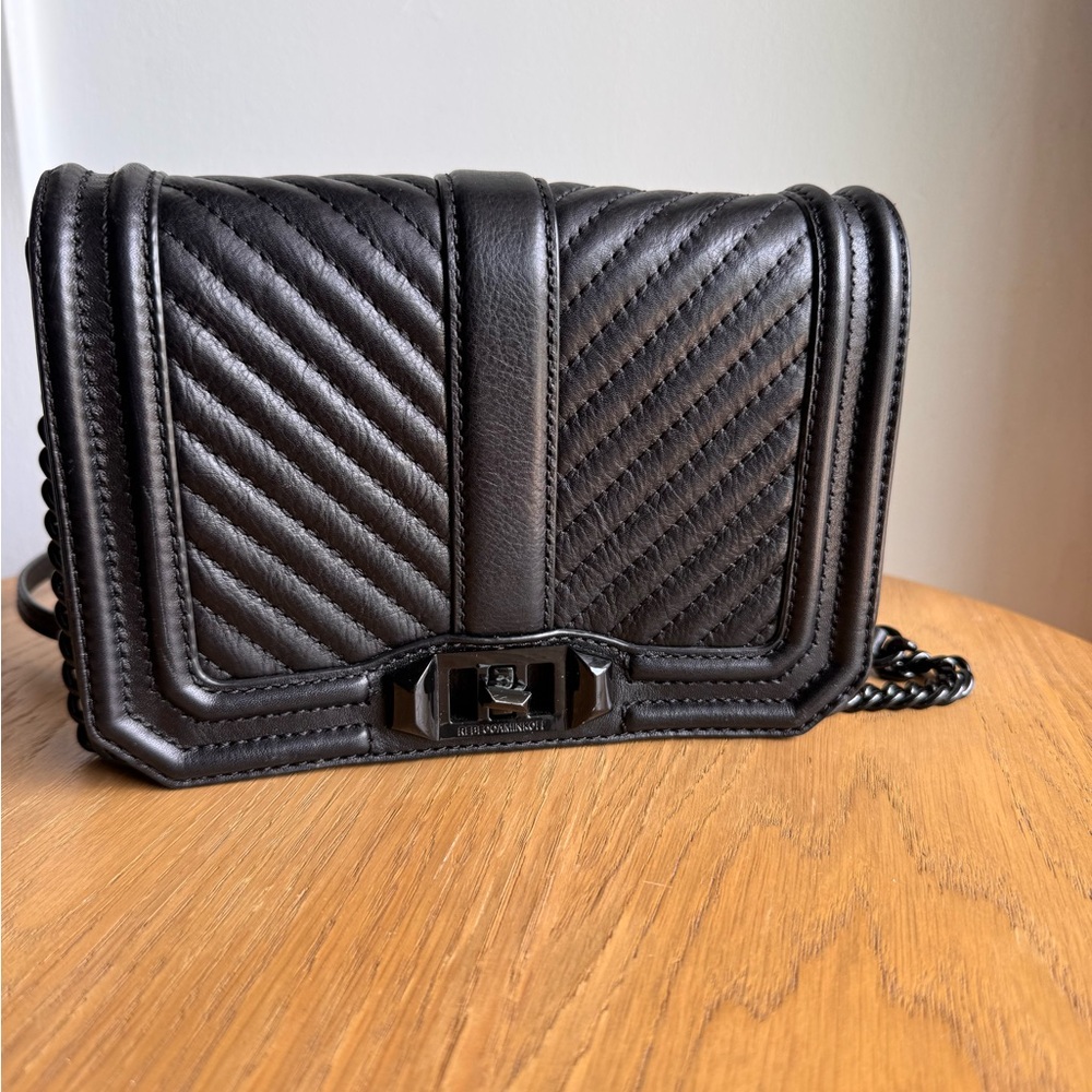 Rebecca Minkoff Black Quilted Crossbody Bag